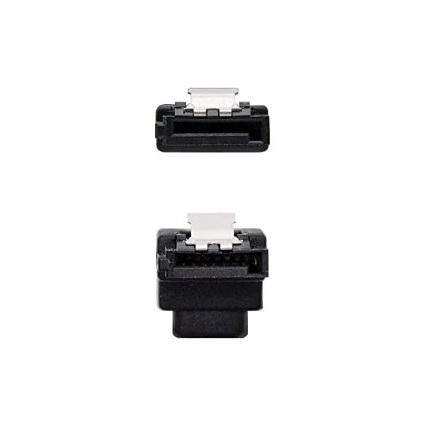 NANOCABLE 10.18.0301 - Cable SATA Datos acodado con Anclajes para Disco Duro o Dispositivos con conexión SATA, Rojo, 0… - Image 4