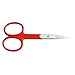 K-Pro - Nail Scissors for Fingernails - Professional for Men and Women - Curved (Red)