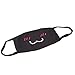Price comparison product image Prettyia New Health Cycling Anti-Dust Cotton Mouth Face Unisex Kawaii Emoticon Mask Shy Mouth