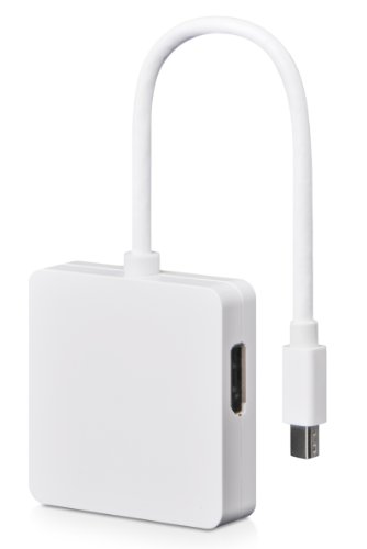 Donzo mini DisplayPort 19-polig auf HDMI Buchse + DVI + DisplayPort für Apple MacBook/MacBook Air/MacBook Pro/iMac/Mac mini/Mac Pro weiß - 9