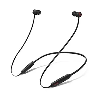 Beats Flex Wireless Earphones  Apple W1 Headphone Chip, Magnetic Earbuds, Class 1 Bluetooth, 12 Hours of Listening Time, Built-in Microphone - Black