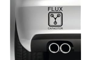 SOUTH COAST STICKERS FLUX CAPACITOR CAR BUMPER STICKER FUNNY BUMPER STICKER CAR VAN 4X4 WINDOW PAINTWORK DECAL GRAPHIC
