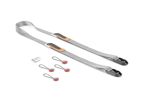 Peak Design L-AS-3 Bandoulière en Aluminium et Cuir pour Appareil Photo Gris
