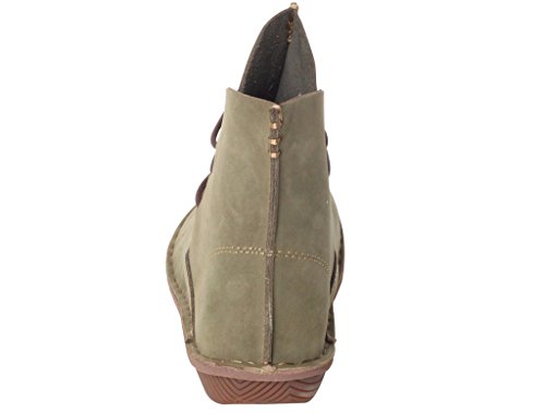 MatchLife Damen Leder Booties Flach Schuhe - 3