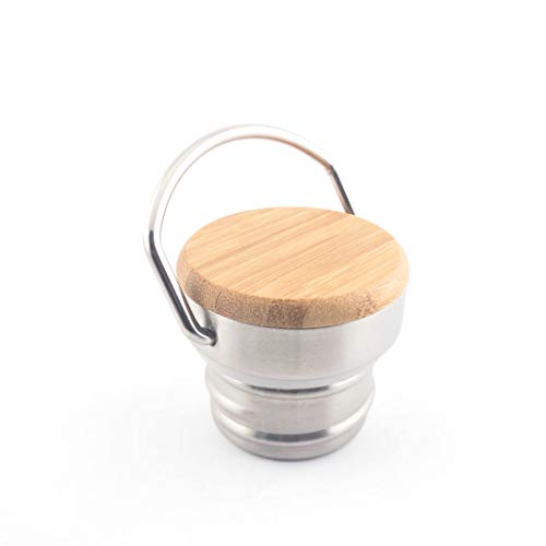 PureDesign Miembro Deportivo | Tapa de Bambu Botella Térmica 1000ml, 750ml, 500ml de Agua sin BPA, 110% Garantía de por Vida