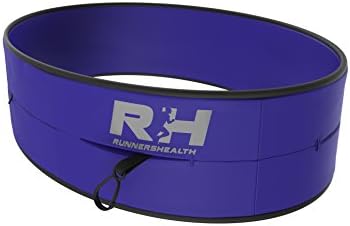 Running Belt Waist Pack - Everyday Fitness Belt for Gym Workouts, Exercise, Cycling, Walking, Hiking, Yoga &amp; Running - Secure Unisex Waist Pouch bag for PHONE and Keys (PURPLE, X-LARGE)