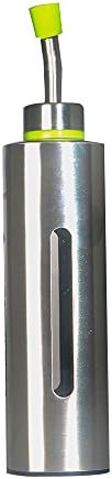 LovinLife Stainless Steel Olive Oil Dispenser Bottle With rubber stoppers for oil, vinegar, soy sauce, creamer(Circalar Triangle Square)