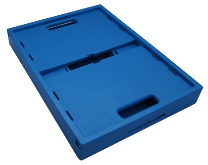 Faltbox / Klappbox FB 475/240-0, 32 liter, 475x350x240 mm (LxBxH), blau, Industriequalität - 2
