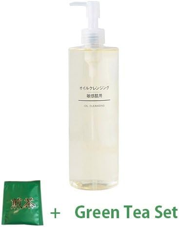 Nmark Muji Sensitive Skin Oil Cleansing Large Capacity 400ml (Green Tea Set)