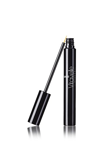 Wimpernserum & Augenbrauenserum ohne Prostaglandine | Wimpern Booster für schnelles Wimpernwachstum und Volumen | Lash Serum PERFECT LASHES von Vitavelle | 4 ml - 6