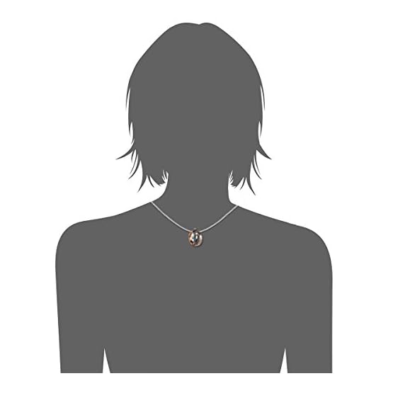 Cupimatch Collares Parejas Joyería de Acero Inoxidable Amor CZ Amor Enamorados Hipoalergénico Joyería de Moda Regalo San Valentín Aniversario (Estilo-3) - Imagen 6