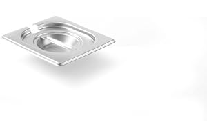 HENDI Tapa Gastronorm con hueco para la cuchara. - Kitchen Line - GN 1/6-176x162 mm