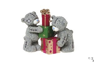 Double The Excitement Me to You Bear Figurine