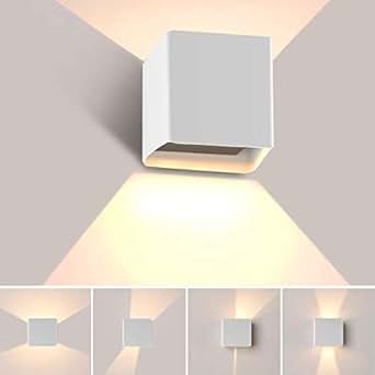 Hommie 10W LED Wandleuchte Wandlampe mit geschwungen Abstrahlwinkel