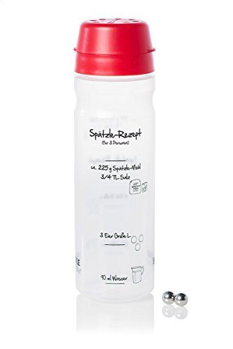 4-Portionen-Spätzle-Shaker rot