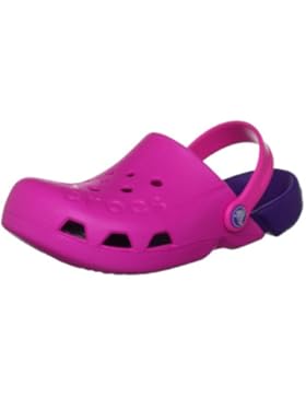 Crocs Electro Kids, Unisex - Kinder Clogs, Pink (Neon Magenta/Neon Purple), 24-25 EU