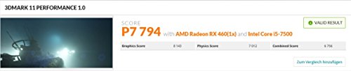 SNOGARD Gamer PC | High Power Gaming Komplett System | Custom PC-Gaming Desktop Computer | Intel Core i5-7500,4GB AMD Radeon RX460 Overclocked, 8GB DDR4 RAM, 240GB SSD + CD/DVD-Rewriter • Spiele-PC - 6