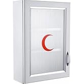 Ecza Dolabı Kapaklı PVC İlk Yardım Dolabı 50x35x16 CM 159