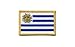 Produktbild Aufnäher Patch Flagge Uruguay - 8 x 6 cm
