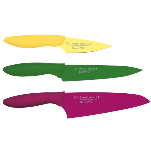 Pure Komanchi2 Allzweckmesser AB-5700+01, Kochmesser AB-5723, Schneidmatte AP-5015