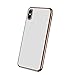 Produktbild Costume Luxus Ultra Slim Stoßfest Silikon Clear Case Cover für iPhone XS Max 6,5 Zoll (Gold)