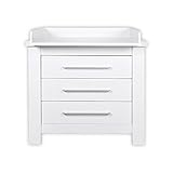 Babyzimmer 4-tlg. Enni mit 3-türigem Kleiderschrank in weiß - 7