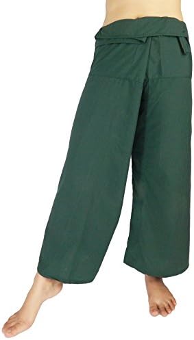 Miss Arika Rosina' Men Toray Trousers Fisherman Yoga Casual Relaxation Pants (Sea Green)