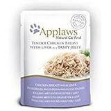 Applaws Huhn Mit Leber In Gelee Katze Beutel (70G) (Packung mit 6)