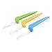 Sourcingmap Plastic Lady Makeup Tool Eyebrow Comb, 3-Piece, Light Blue/Yellow/Green