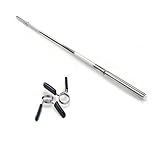 Gesamtlänge: 180cm, Aufnahmenlänge: 22cm, Innenmaß: 133cm, Gewicht: 10kg, max. Belastbarkeit: 200kg, inkl. Federverschlüsse