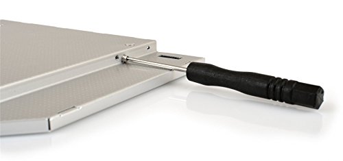 Opticaddy© SATA-3 HDD/SSD Caddy für alle Apple Unibody-Serie Macbook Pro 13″ 15″ 17”, Macbook 13″, Macbook Alu 13″ (2008, 2009, 2010, 2011, 2012) ersetzt SuperDrive mit Opticaddy OptiSpeed Technology (original Opticaddy Festplattenrahmen, Einbaurahmen, Adapter) - 5