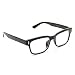 Produktbild Cyxus transparente linse brillen, gewöhnliche gläser retro mode unisex brillen, schwarz rechteck frame