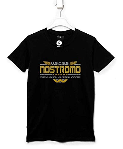 Hombre Inspired By Alien Camiseta - Nostromo Crew Camiseta - Black - XX-Large