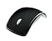 Produktbild Microsoft Arc Mouse, Black RF Wireless Laser Schwarz Maus - Mäuse (Black, RF Wireless, Laser, Schwarz, 10 m, AAA, 100 MB)