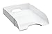 Produktbild rotho 1744701100 Briefablage Timeless aus Kunststoff PS, A4 Langformat, weiß hochglanz
