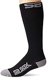 SB SOX Compression Socks (20-30mmHg) for Men & Women Medium Black/Gray
