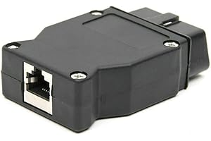 OBD ADAPTER Enet OBD RJ45 caso, Codificación-Ethernet OBD2 a conector de enchufe de 16 pines para coches de la serie F