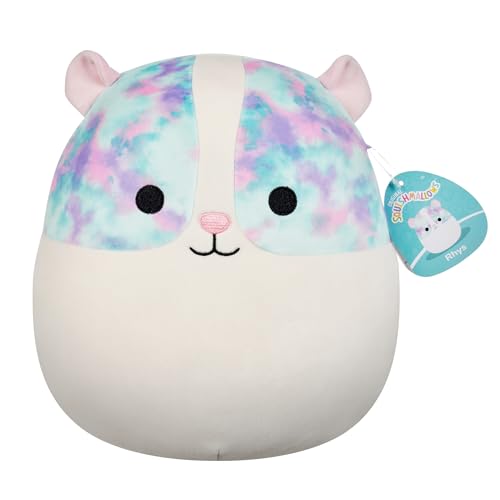 Squishmallows SQCR07265 - Peluche Rhys das porcellino d'India, 30 cm, ufficiale Jazwares