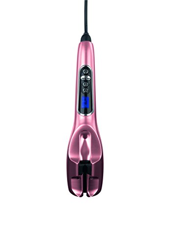 VITALmaxx 02174 Professioneller Hair Curler | Für jeden Haartyp | Für leichte bis definierte Locken | Automatiksystem & Wählbare Umdrehungen | Schwarz-Rosa