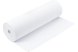 BENECREAT 3 m EVA-Schaum-Artisan-Rolle, 2 mm Eva-Schaumstoffplatte, Weißes Schaumstoff-Bastelbrett Für Kunst Und Handwerk, Cosplay-Kostüme Und Wandschutz, Formbarer Schaumstoff Zum Basteln