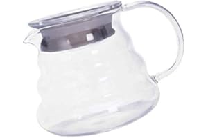 SGerste 250/360/600/800 ml in Vetro Trasparente, caffettiera Standard AOD, 250ml Coffee Pot