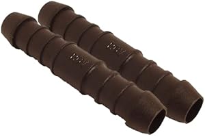 HOSE PIPE / TUBE CONNECTORS 2x 8mm 5/16" Straight In-Line Hose Tube Pipe Connector Joiner Air Fuel Water - FREE FIRST CLASS UK POSTAGE!