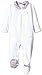 Tommy Baby-Girls Velour Coverall Long Sleeve Romper, White, 0-3 Months (Manufacturer Size:62)