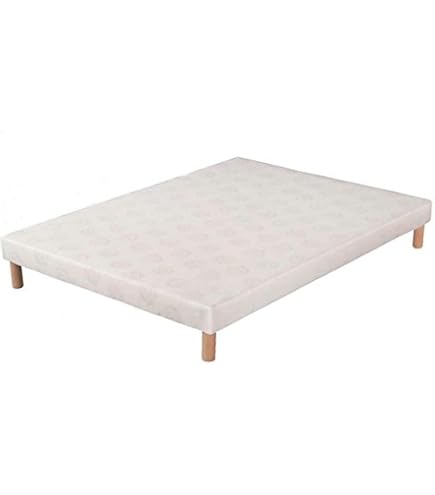 SOMMIER TAPISSIER BLANC 70X190X2 (140X190)FABRICATION FRANCAISE