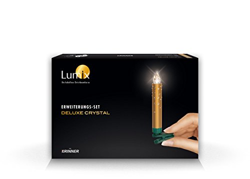 Preisvergleich Produktbild Krinner Lumix Crystal Modell 2012 gold mit Swarovski Kristallen 5er Erweiterungsset