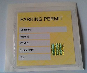 Square Permit Holder (2 Pack)