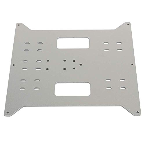 FYSETC - Placa de aluminio anodizado y eje en Y para impresoras Monoprice Maker Select/Wanhao Duplicator i3/Anycubic i3 Mega, color plateado