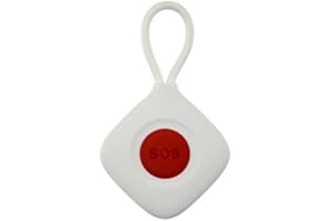 Chuango SOS-100 Botón de alarma de pánico - Botones de alarma de pánico (Alarma, Rojo, Blanco, ABS sintéticos, 52 mm, 54,5 mm, 10 mm)