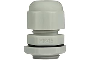 LUKRA Faconet® Lot de 10 raccords de câbles M16 Noir Câble réseau LAN Protection sûre IP68 Cable Gland M16 grey