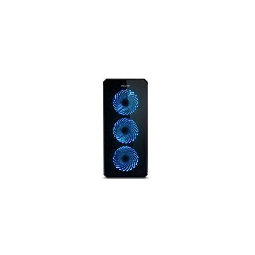 NOX Hummer TGX Torre Negro Carcasa de Ordenador - Caja de Ordenador  Torre  PC  SPCC  Vidrio Templado  ATX EATX ITX Mini-ATX  Negro  Juego 